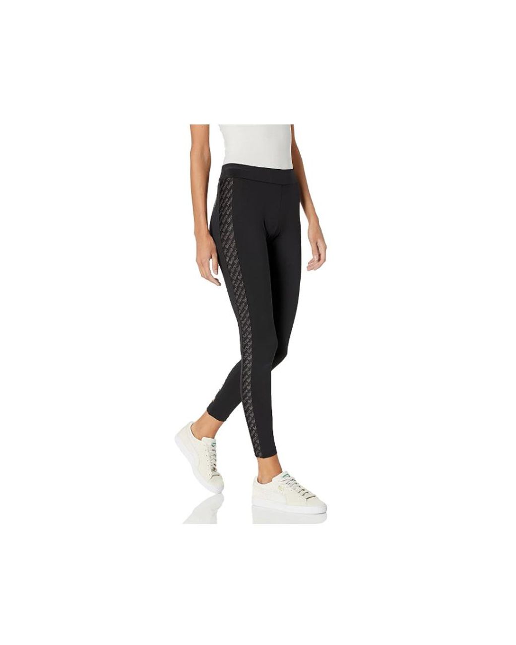 PUMA Black X Barbie Leggings Casual Gym Tight 576767 01 Textile