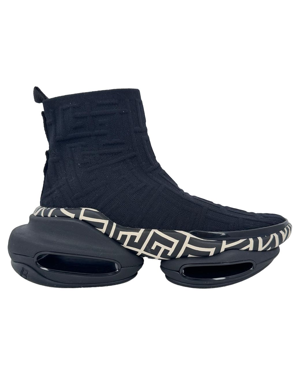 Balmain Blue B-Bold High-Top Sneakers for men