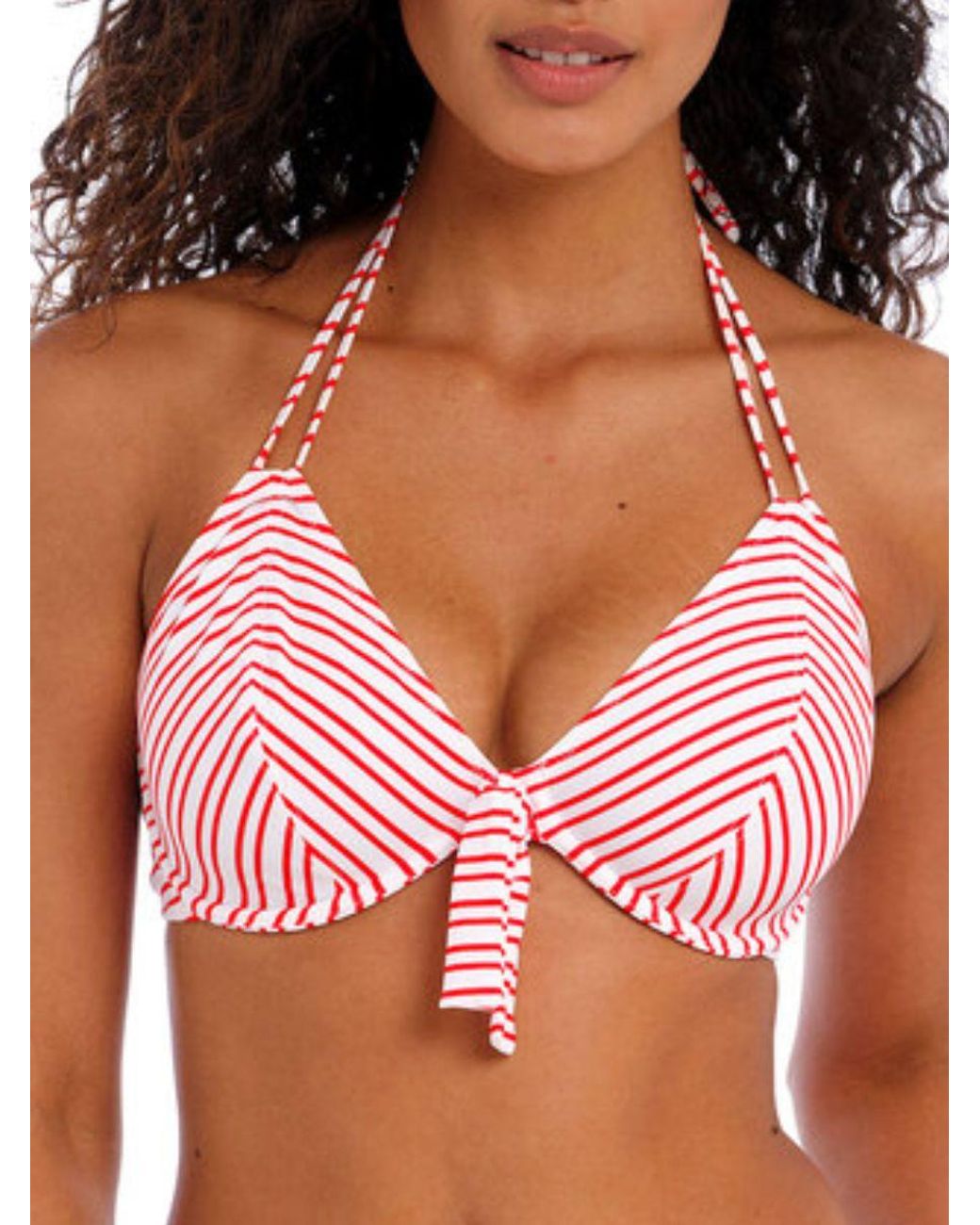 Freya Red New Shores Halter Bikini Top