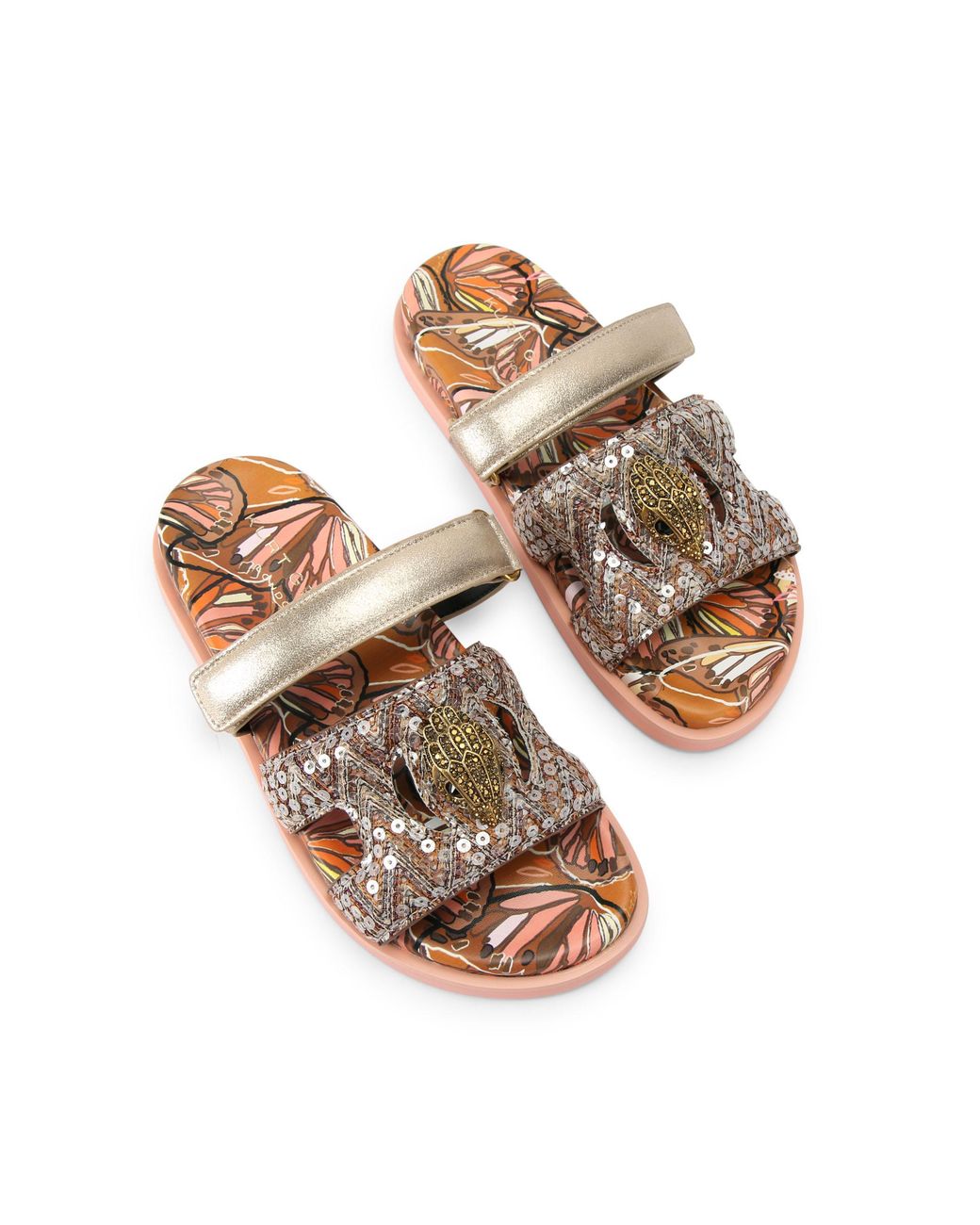 Kurt Geiger Natural Eagle Cut Out Sandal Sandals