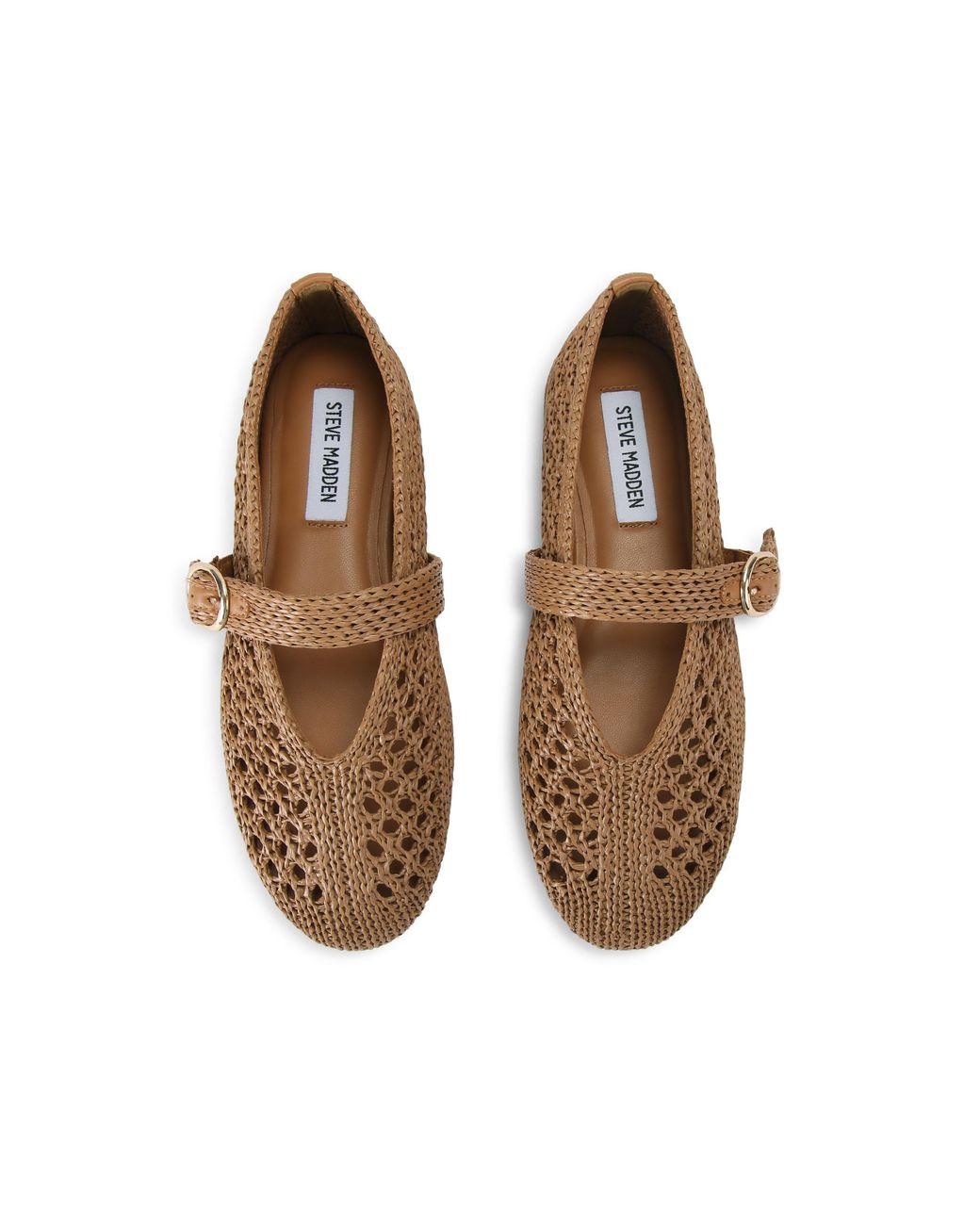 Steve Madden Brown Alara Ballet Flats Fabric