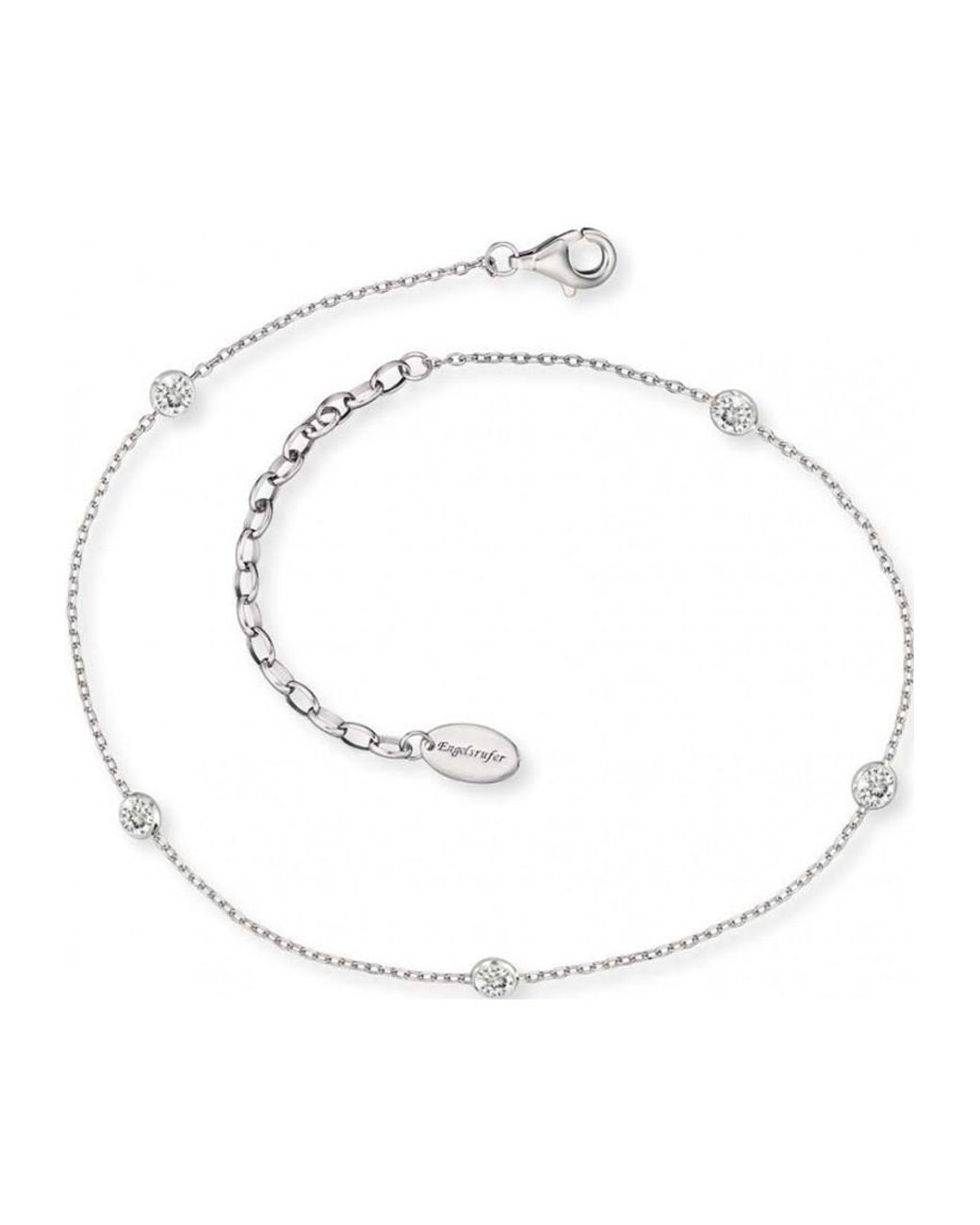 Engelsrufer White Erf-Lilmoon-Zi Ladies Lilmoon Anklet