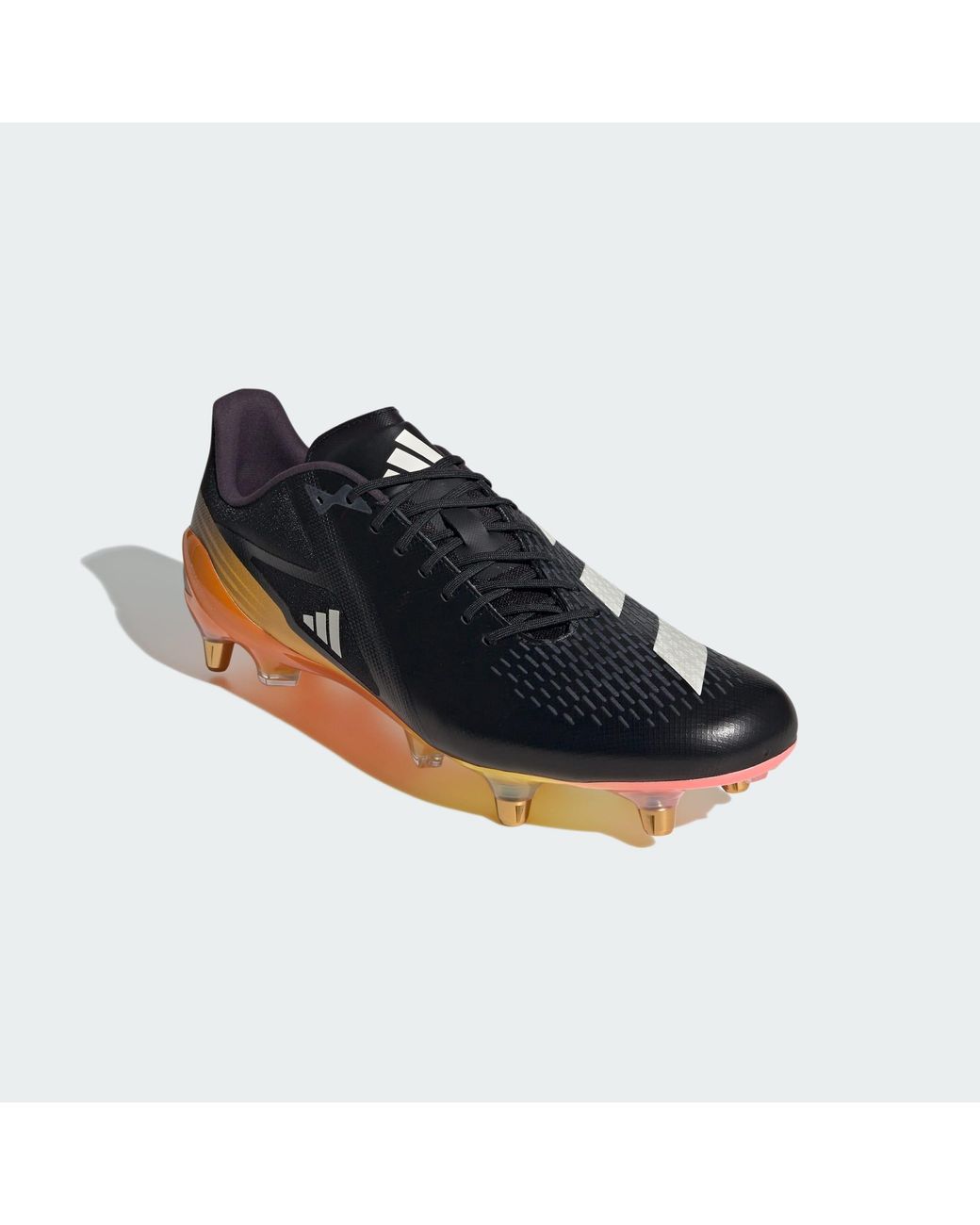 Adidas Originals Black Adizero Rs15 Pro Soft Ground Rugby Boots