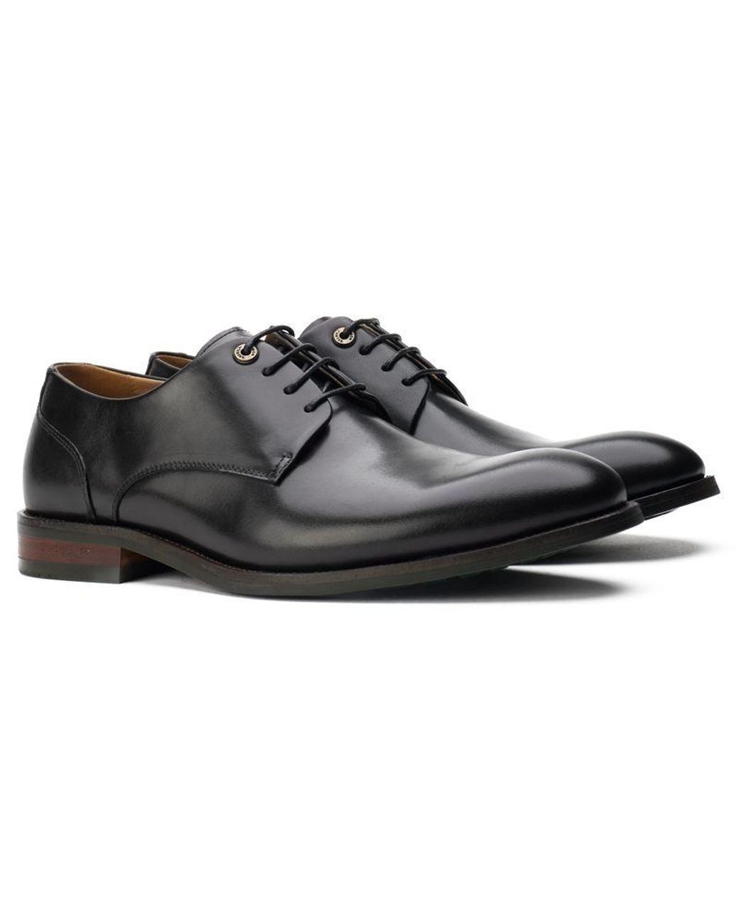 Simon Carter Black Stegosaurus Derby Shoes for men