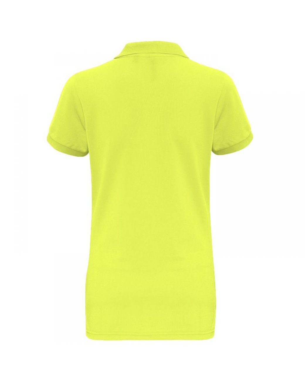Asquith & Fox Yellow Ladies Short Sleeve Performance Blend Polo Shirt (Neon)