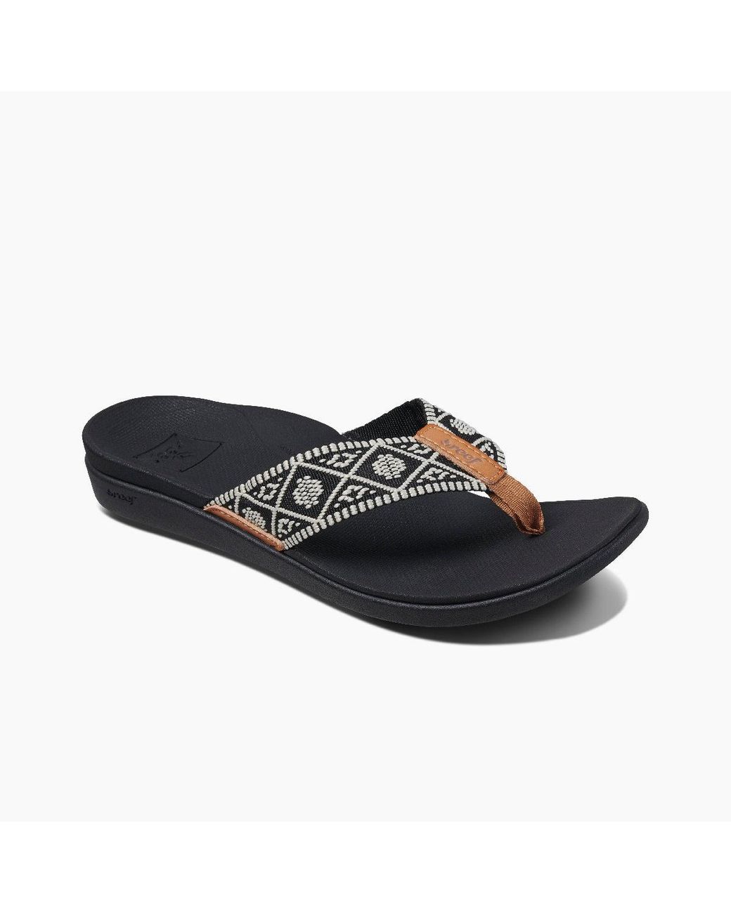 Reef Black Spring Woven Sandal