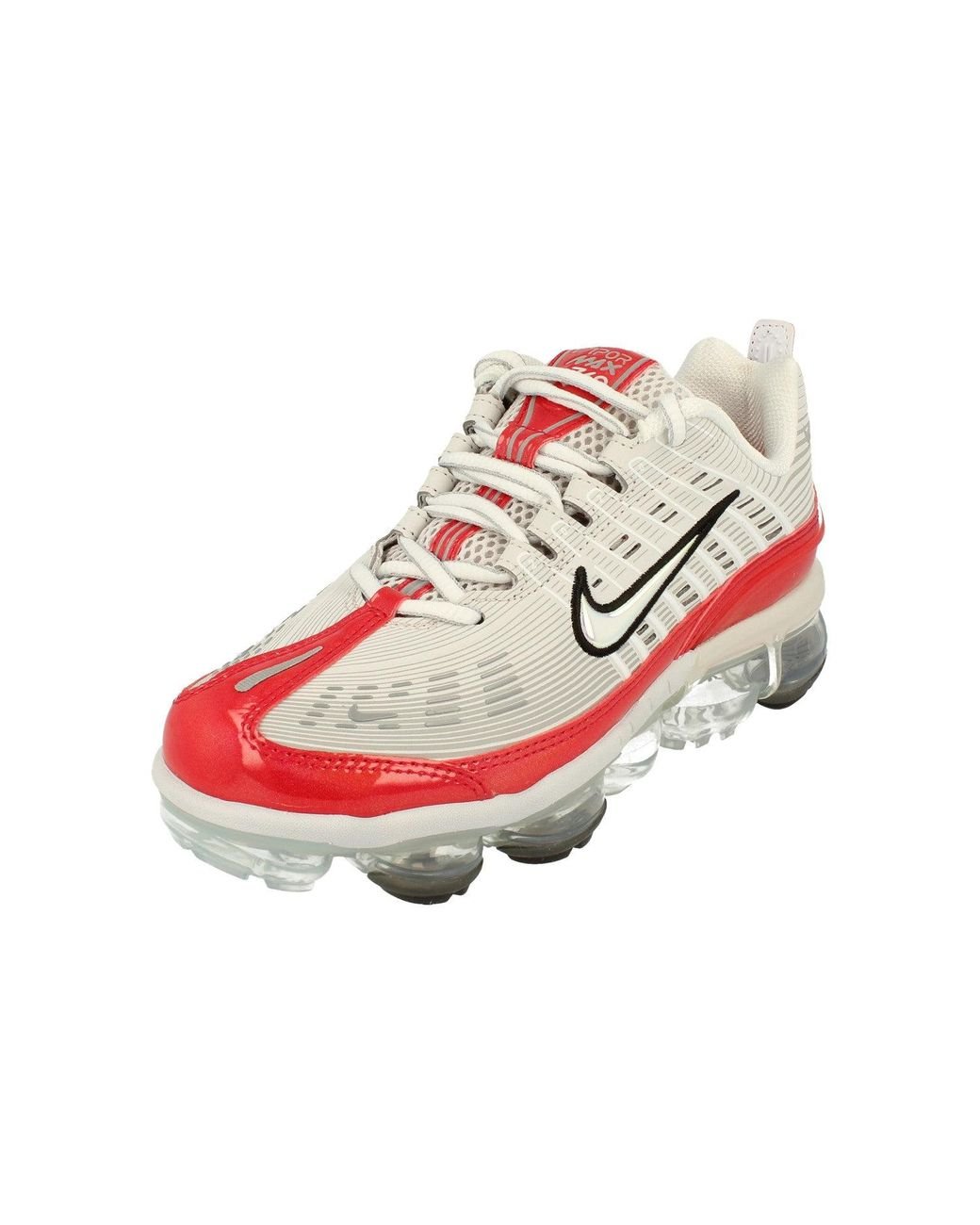 Vapormax 360 White Grey Red Vapormax Nike Vapormax Plus Vapormax
