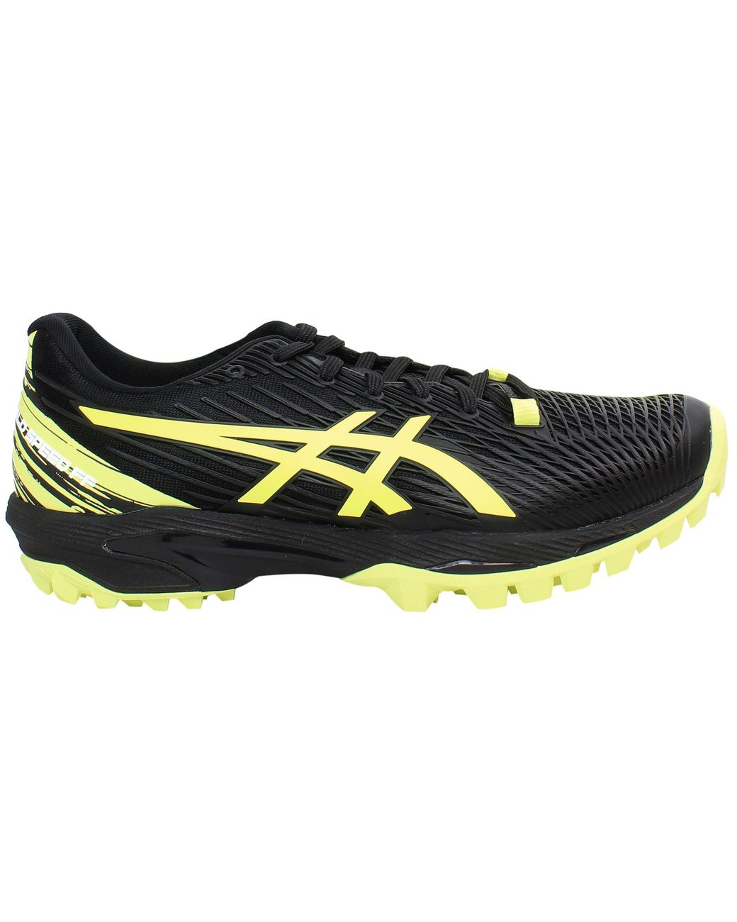 Asics Black Field Speed Ff Indoor Shoes for men