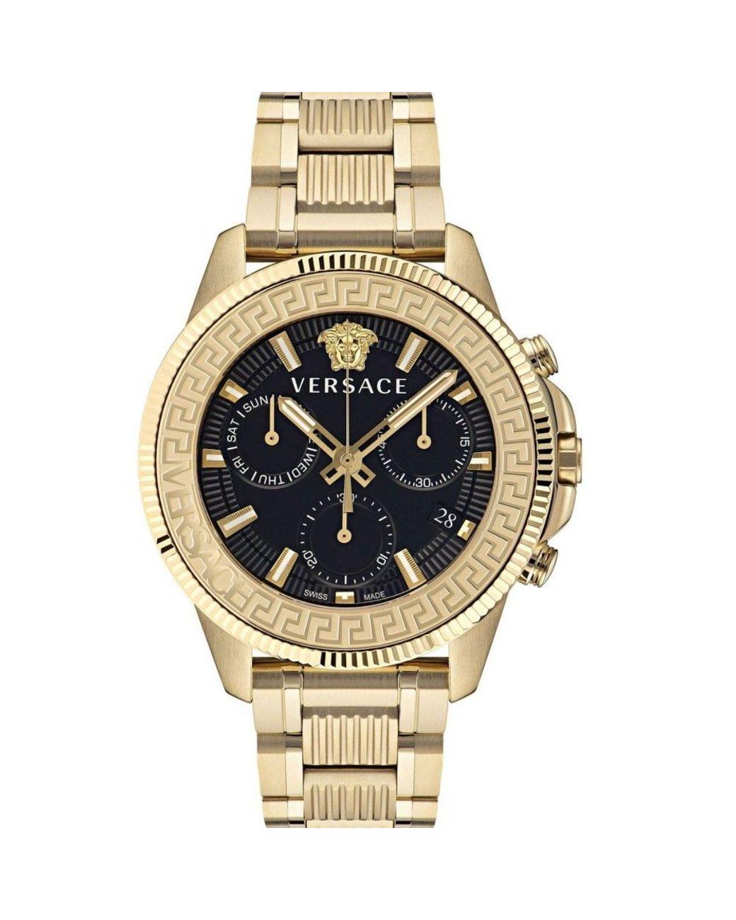 Versace Metallic Greca Ve3J00622 Chronograph Watch for men