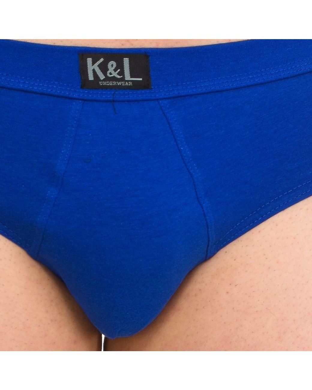 Kisses&Love Blue Pack-2 Basic Slips Breathable Fabric Kl2008 for men