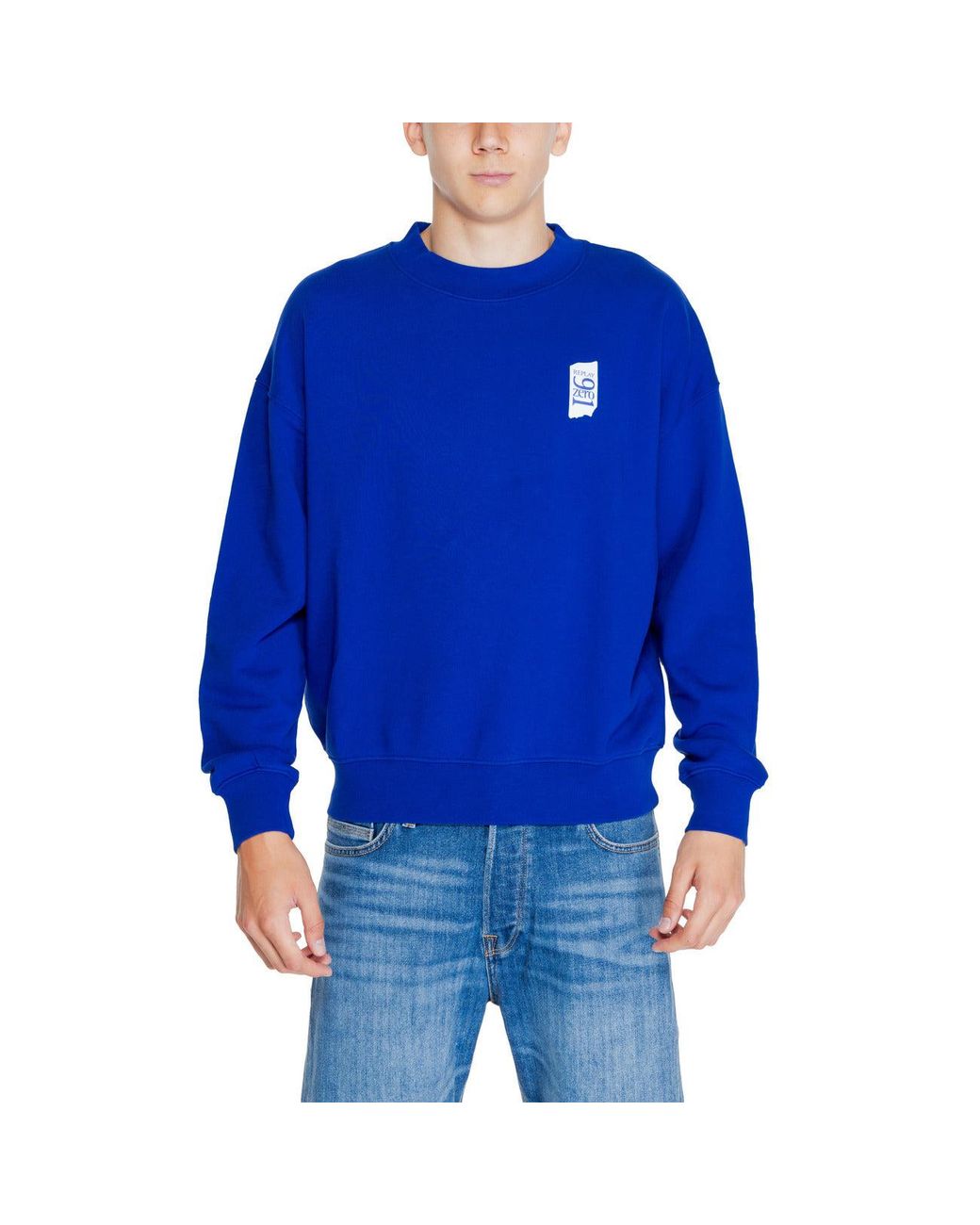 Replay Blue Sweatshirts for men