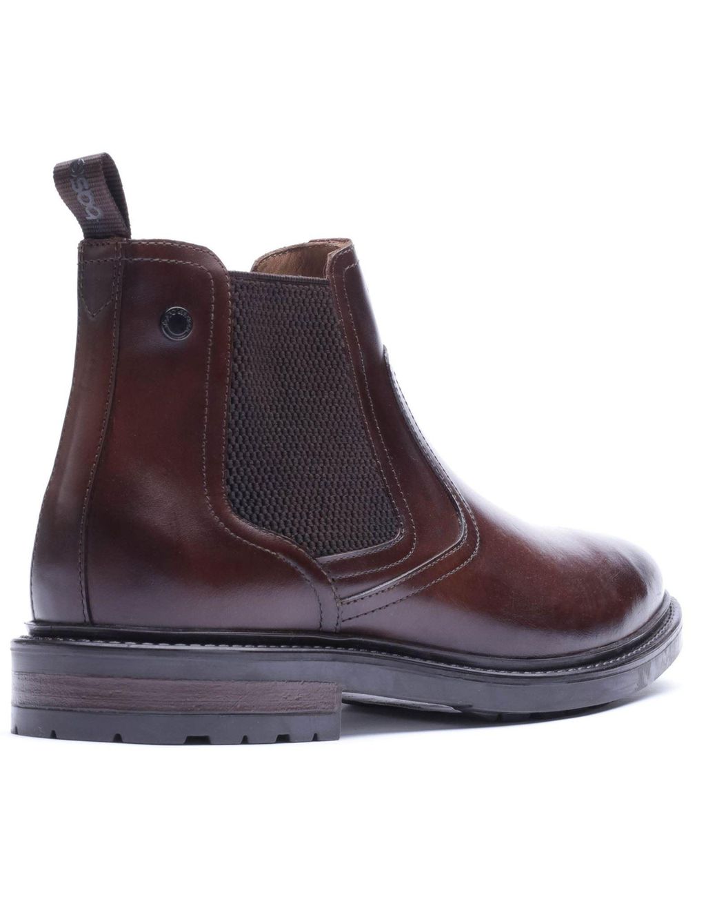 Base London Purple Smith Leather Boots for men
