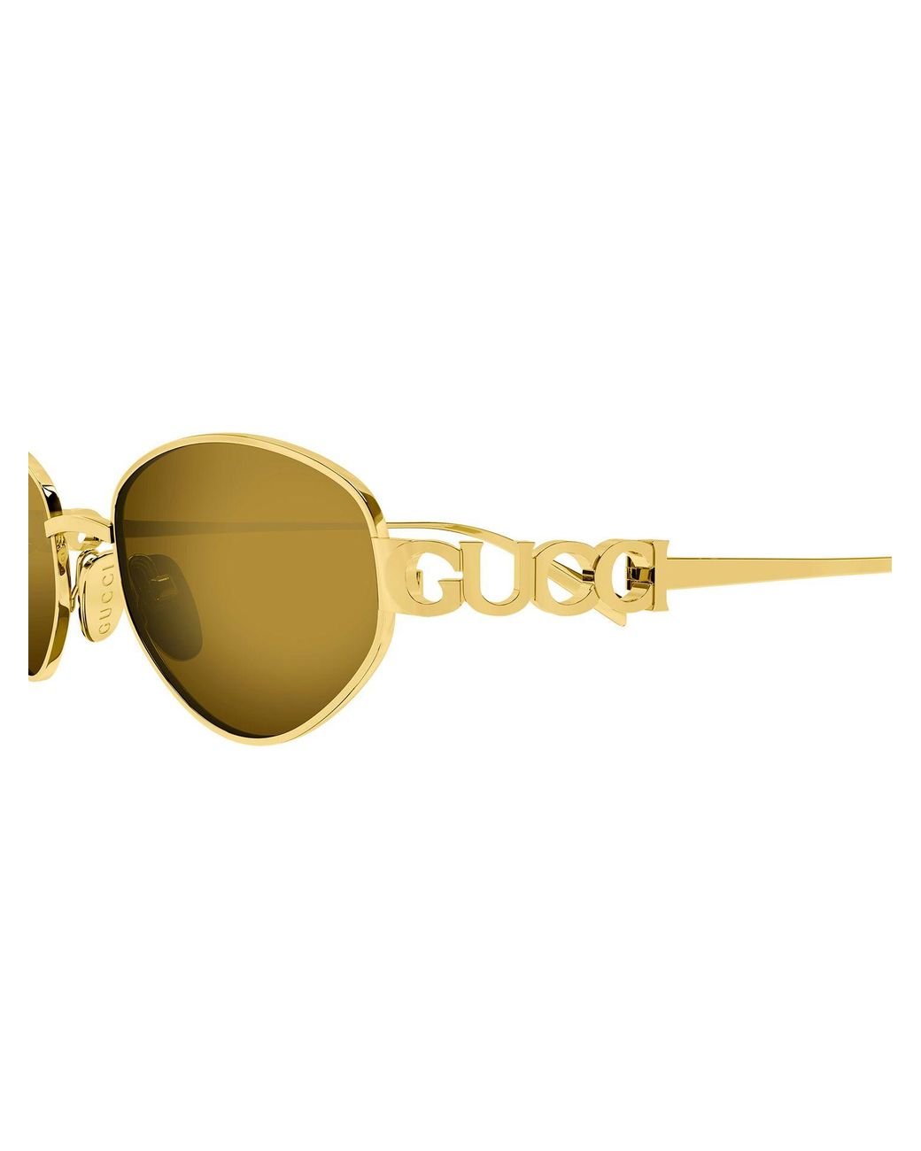 Gucci Zonnebril/Bronze in het Metallic