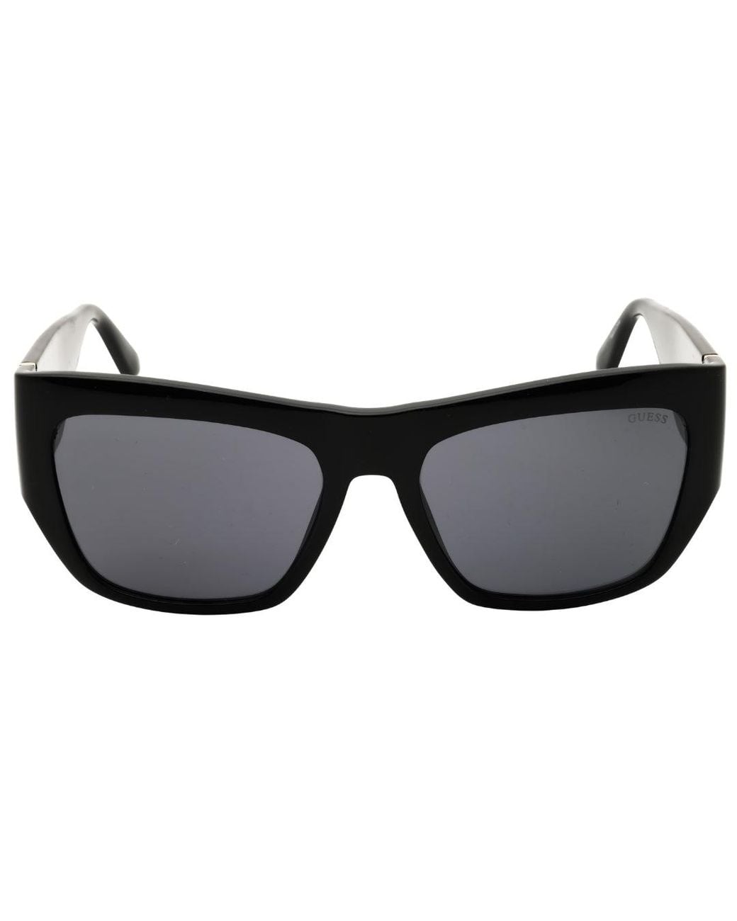 Guess Gray Shiny Oversized Sunglasses
