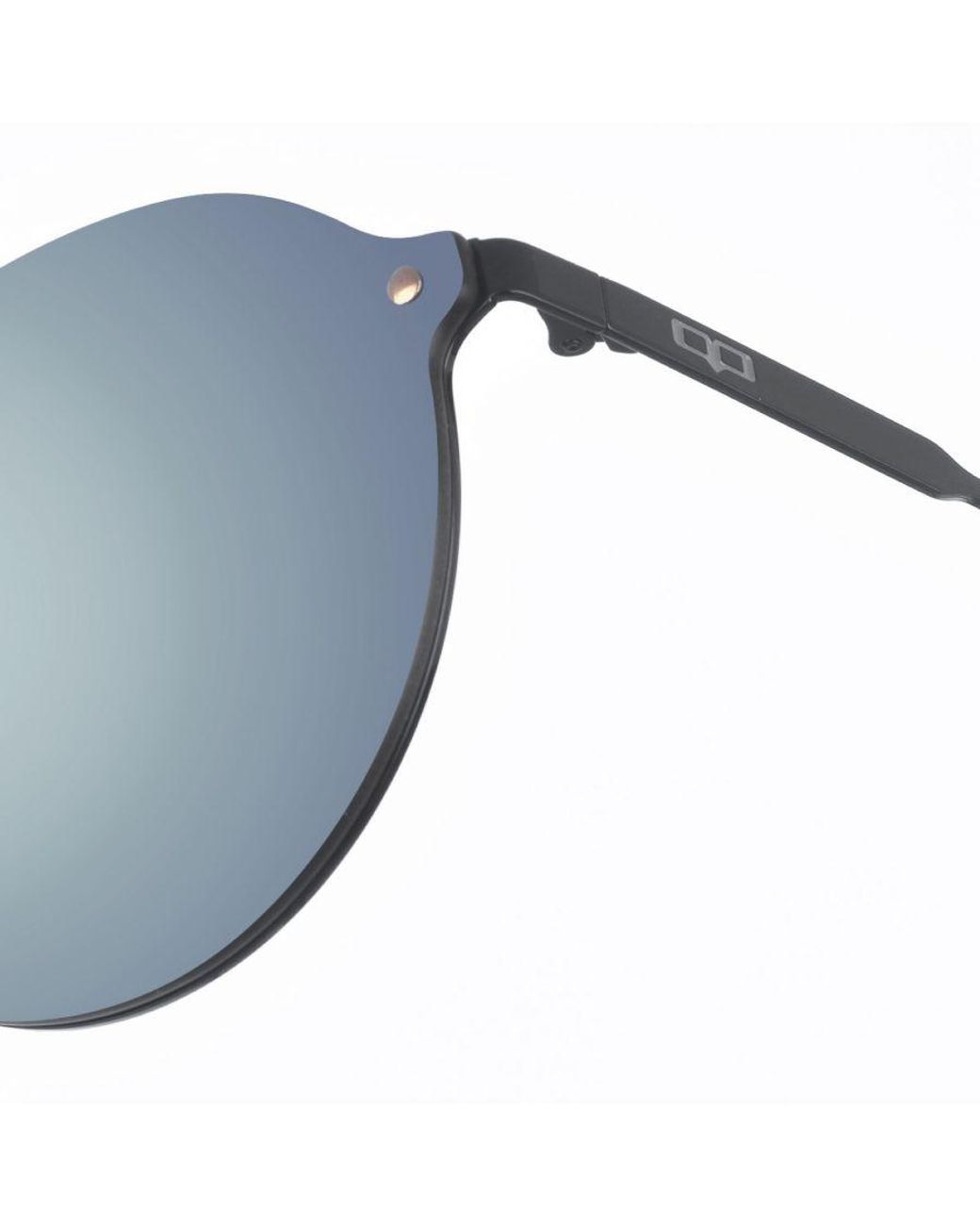 Kypers Blue New Lourenzo Oval Shaped Nylon Sunglasses