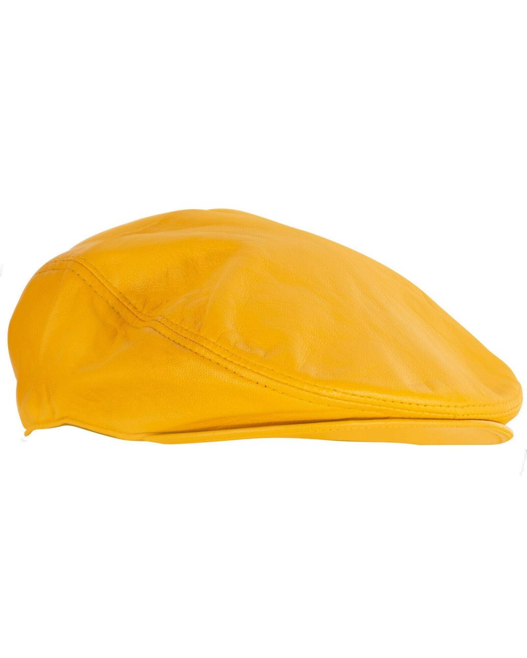 Infinity Leather Yellow Peaky Blinders Newsboy Flat Hat for men