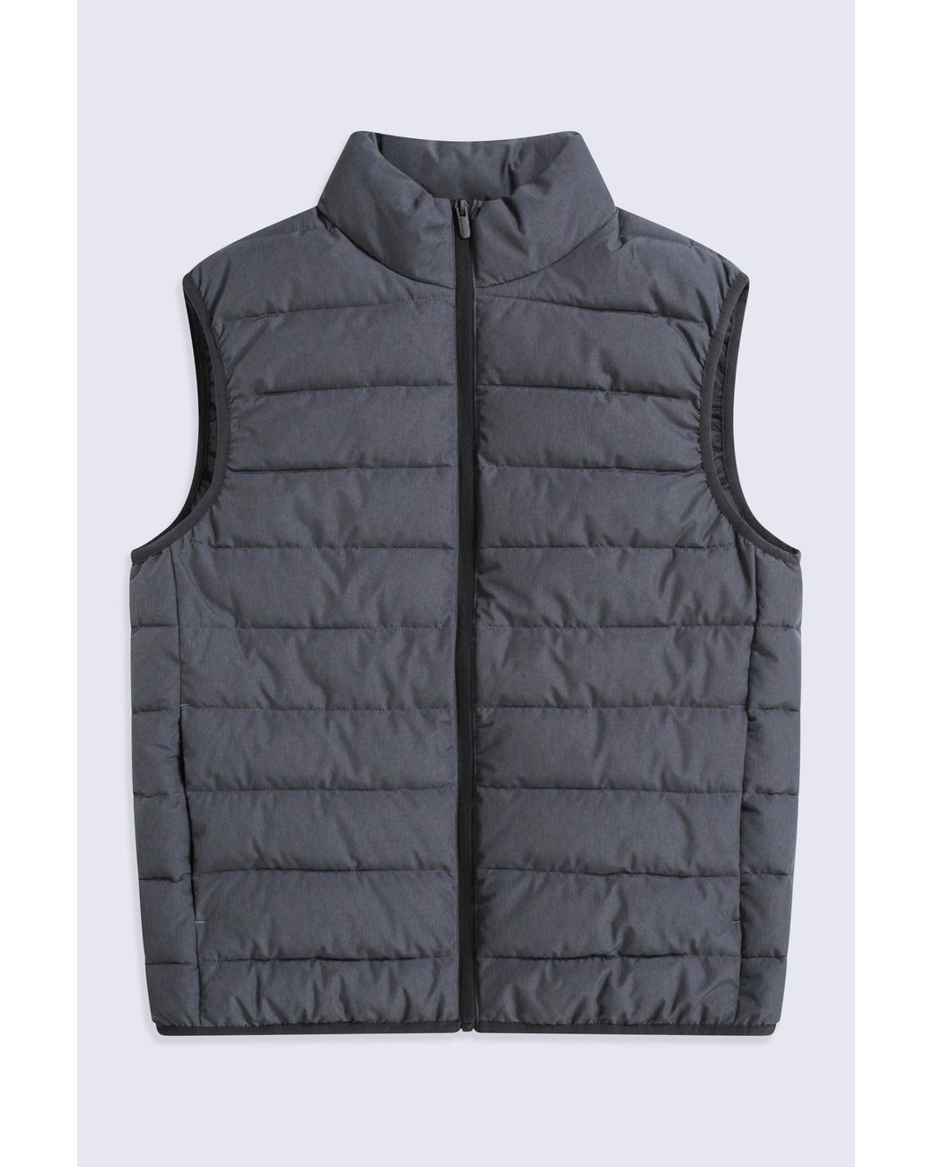 Mountain Warehouse Gray 'Light Cosi' Marl Gilet Layering Casual Everyday Jacket for men