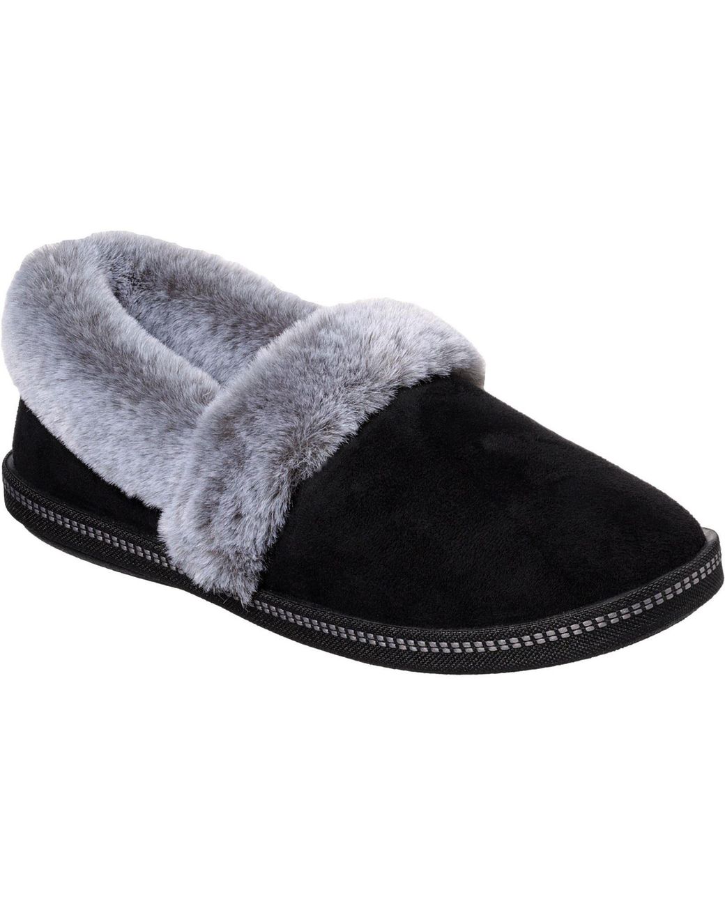 Skechers Black Cozy Campfire-Team Toasty Slippers