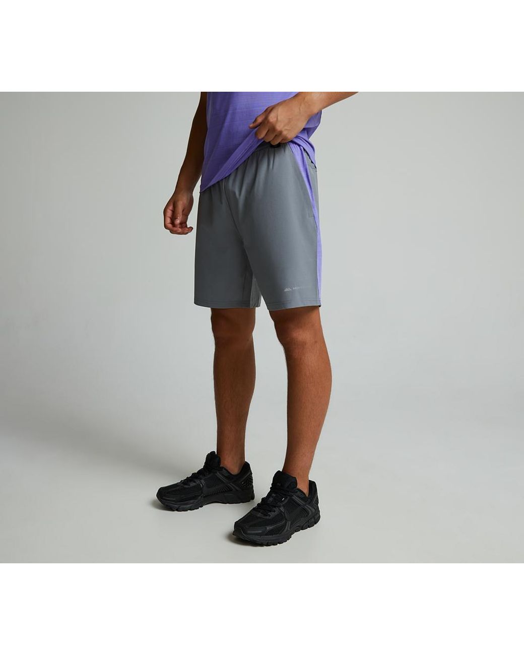 Monterrain Blue Lyder 3.0 Woven Running Short for men