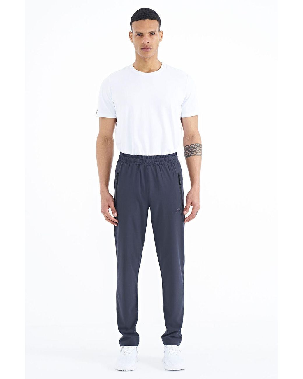 TOMMY LIFE Blue Straight-Leg Pull-On Sweatpants for men