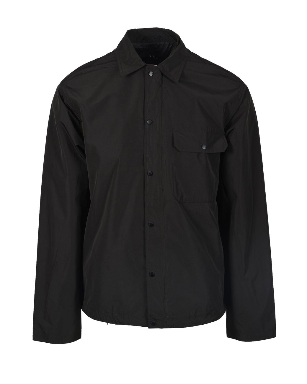 ARMANI EXCHANGE Black Overshirt Jet Set for men