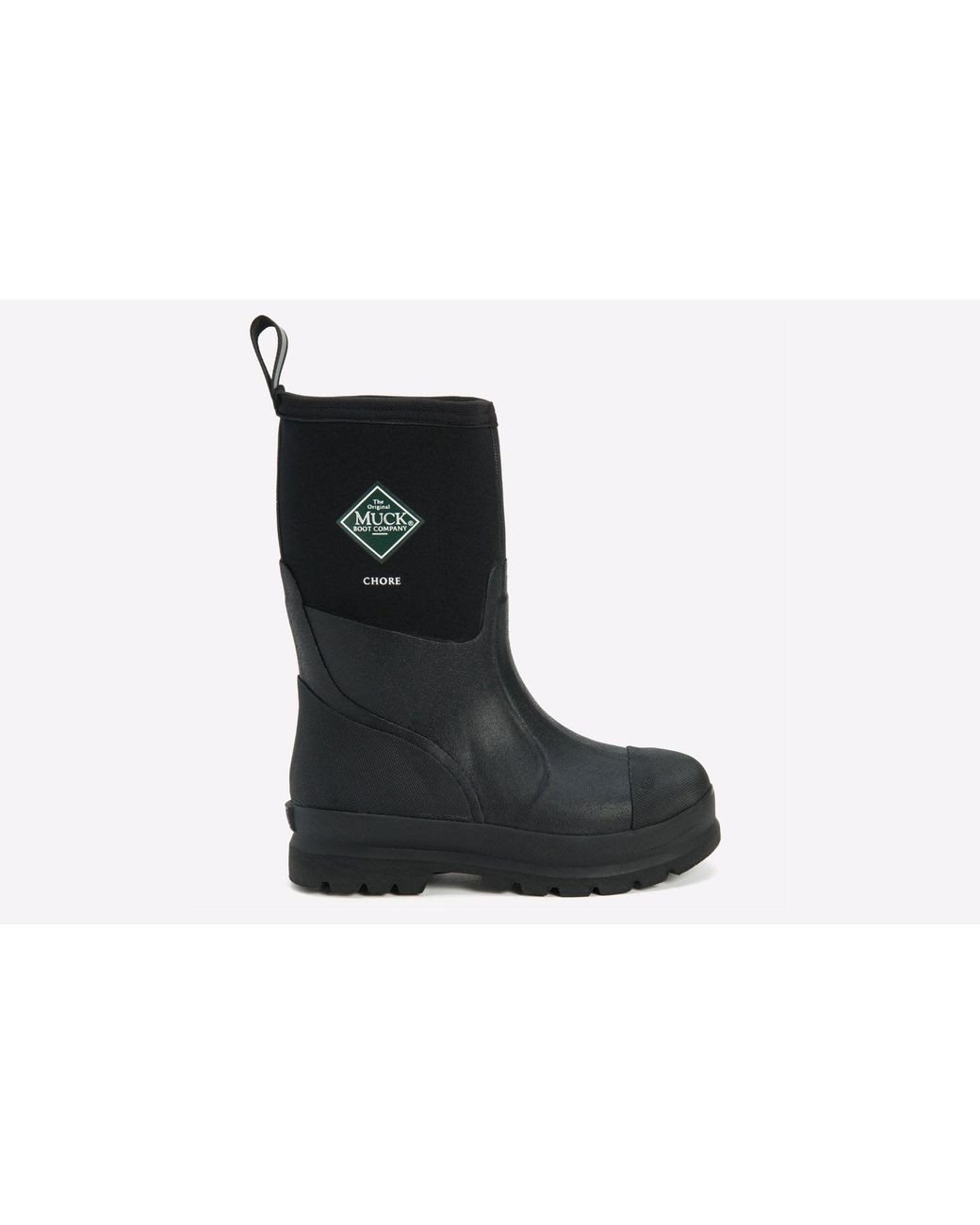 Muck Boot Black Chore Classic Mid Patterned for men