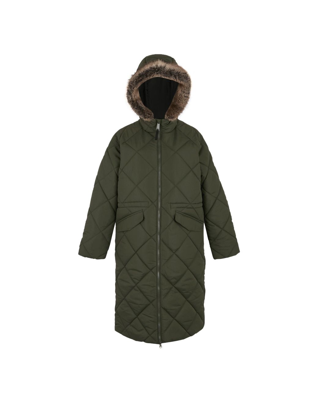 Regatta Green Ladies Freyla Padded Jacket (Dark)