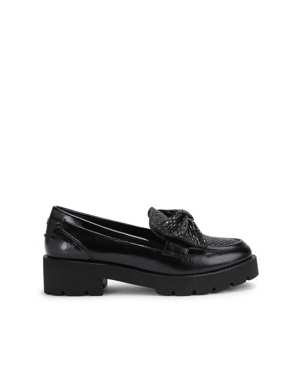 KG by Kurt Geiger Black Maple Jewel Bow Loafers