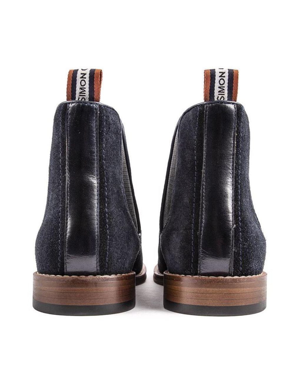 Simon Carter Blue Elgar 2 Chelsea Boots for men