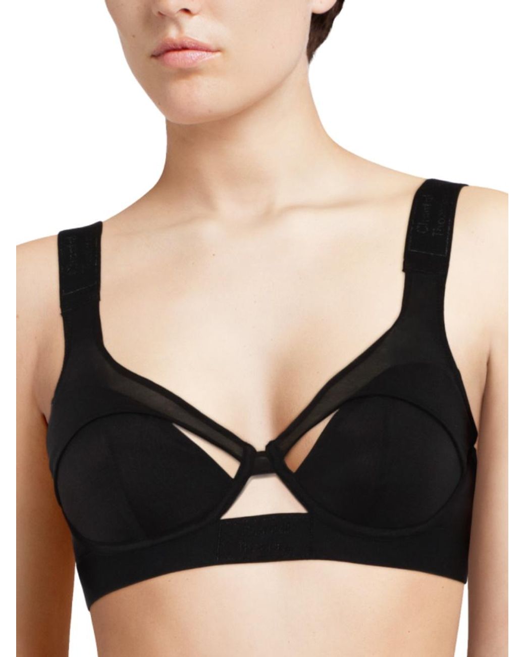 Chantal Thomass Black Sharp T-Shirt Bra