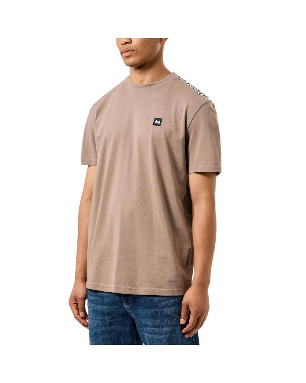 Weekend Offender Natural T Shirts Diaz Crew Neck Short Sleeve Cotton Summer Tee for men