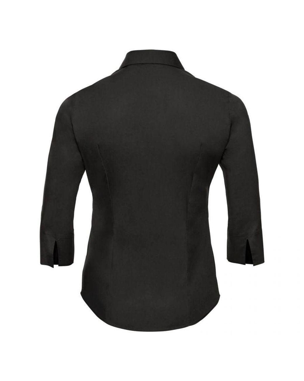 Russell Black Collection Ladies/ 3/4 Sleeve Easy Care Fitted Shirt