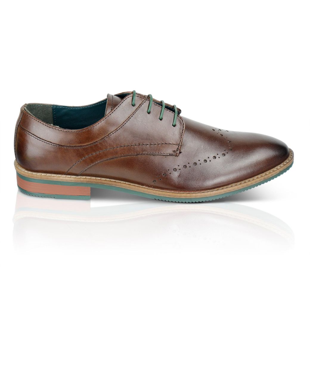 Silver Street London Brown Herbie Shoes for men