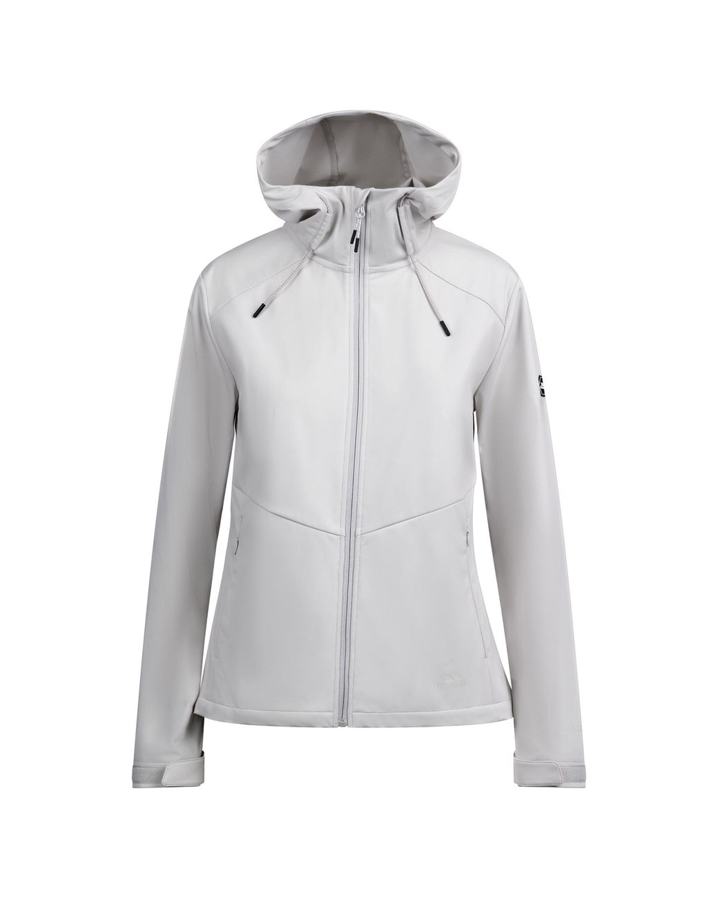 Trespass Gray Ladies Eunice Soft Shell Jacket (Ghost)