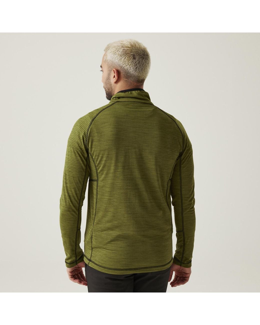 Regatta Green Yonder Ii Half Zip Outdoor Warm Winter Pullover Fleece for men