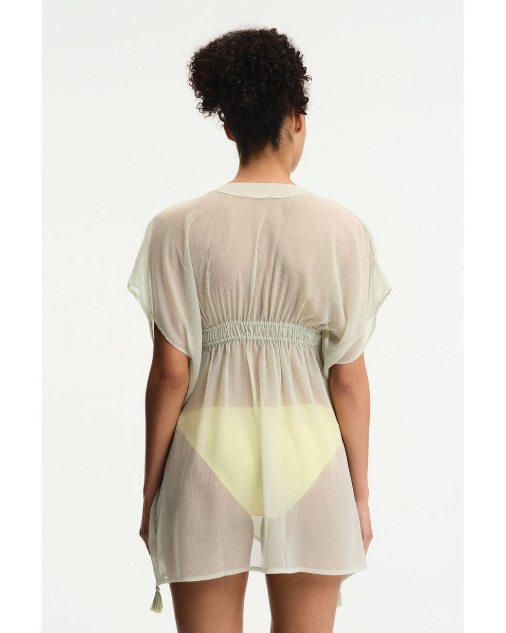 Penti Natural Mini Woven Beach Kaftan