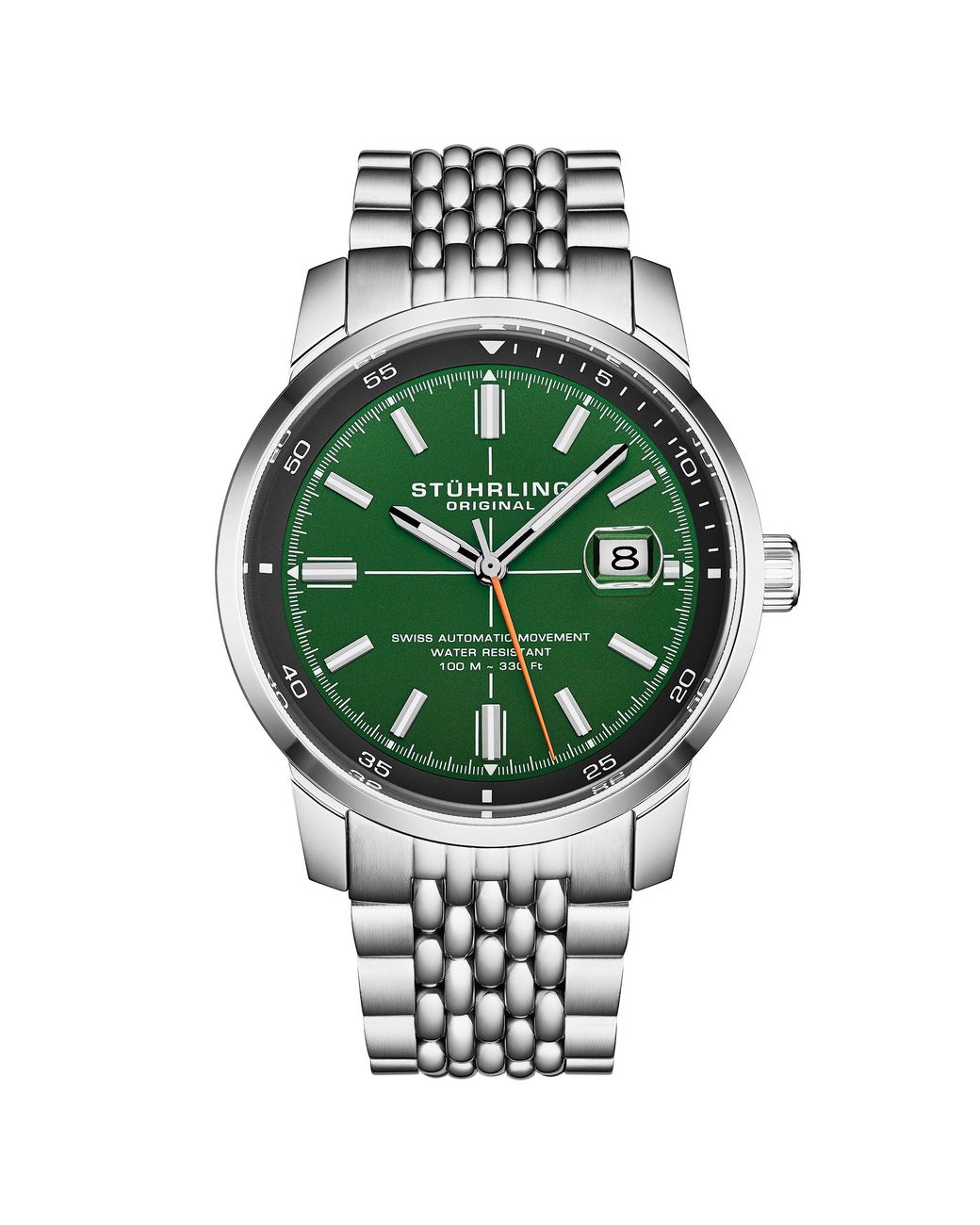 Stuhrling Green Trackmaster 1026 Automatic 42Mm for men