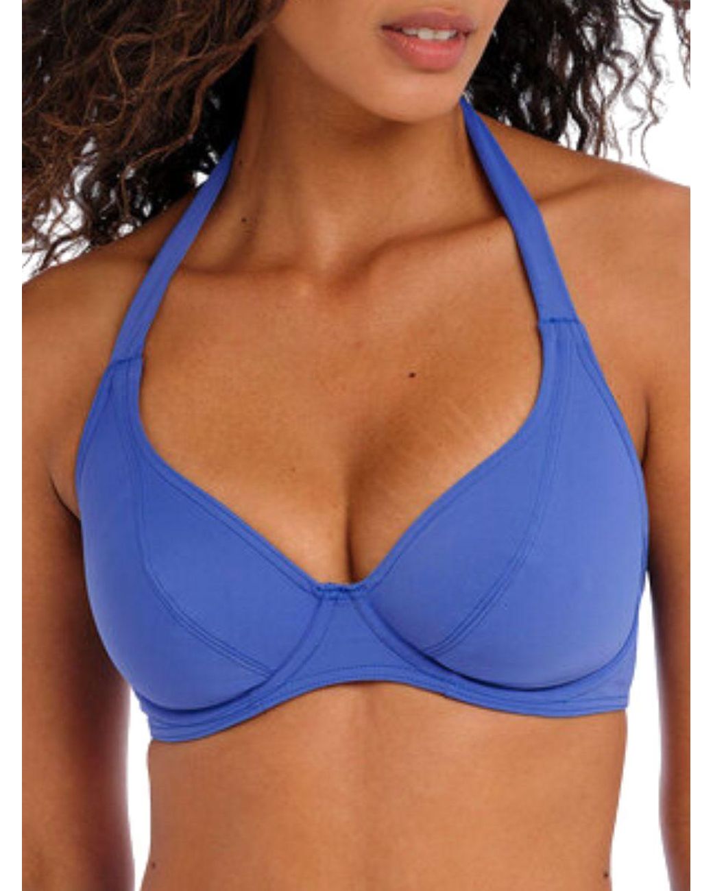 Freya Blue Jewel Cove Halter Bikini Top