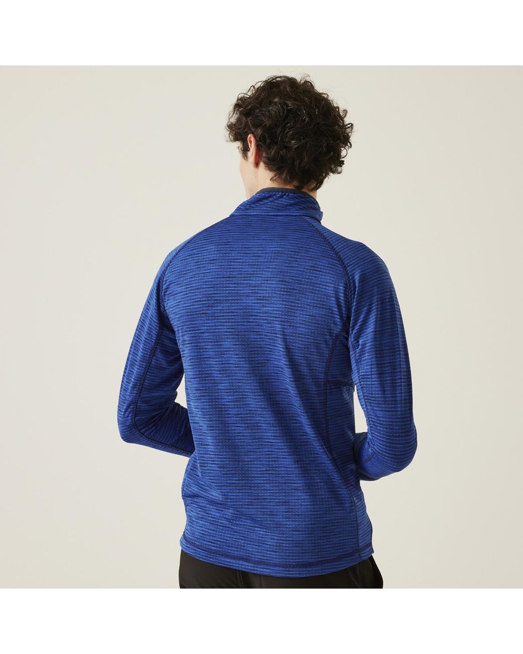 Regatta Blue Yonder Ii Half Zip Outdoor Warm Winter Pullover Fleece for men