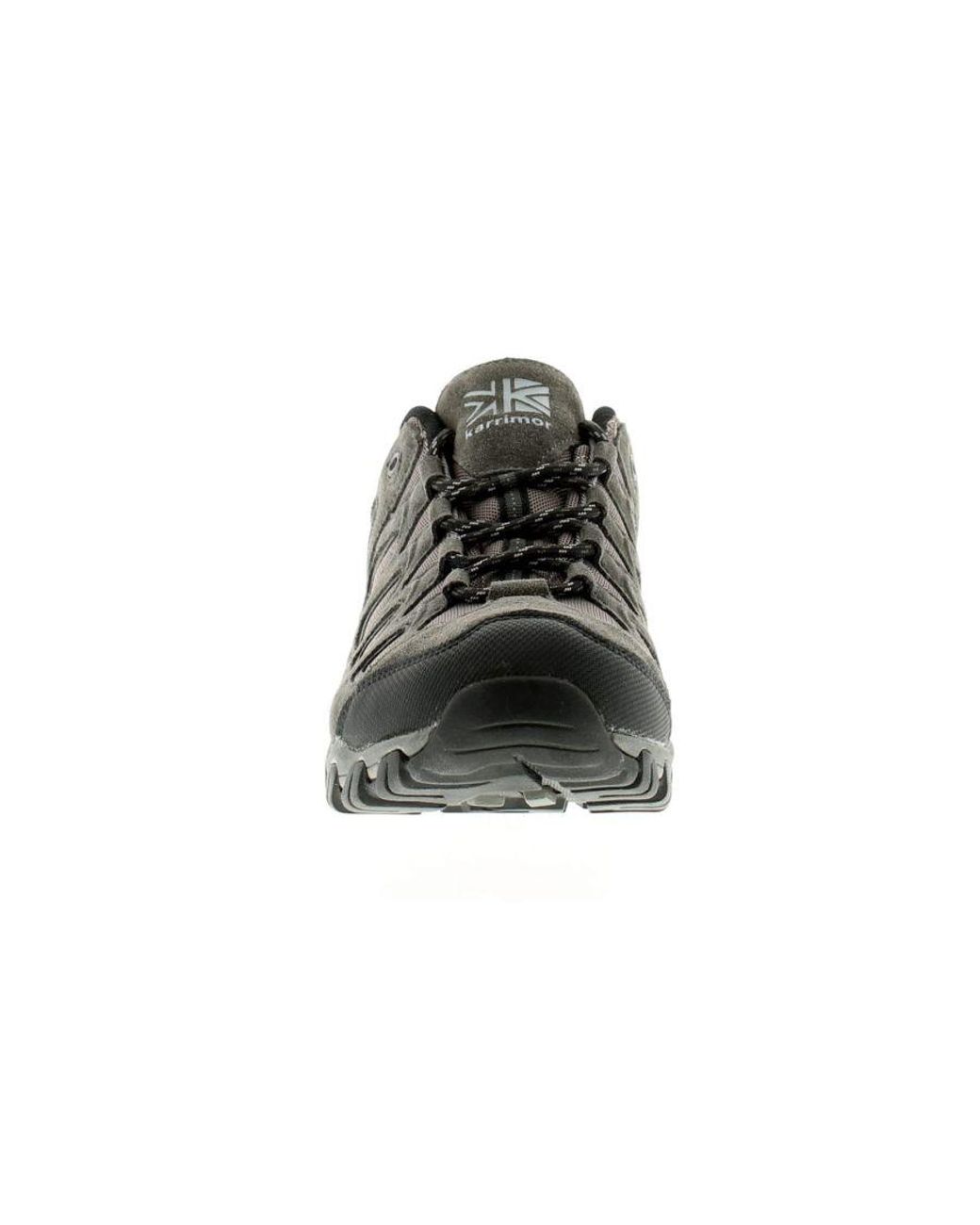 Karrimor Black Supa 5 Suede Walking Shoes/ Textile for men