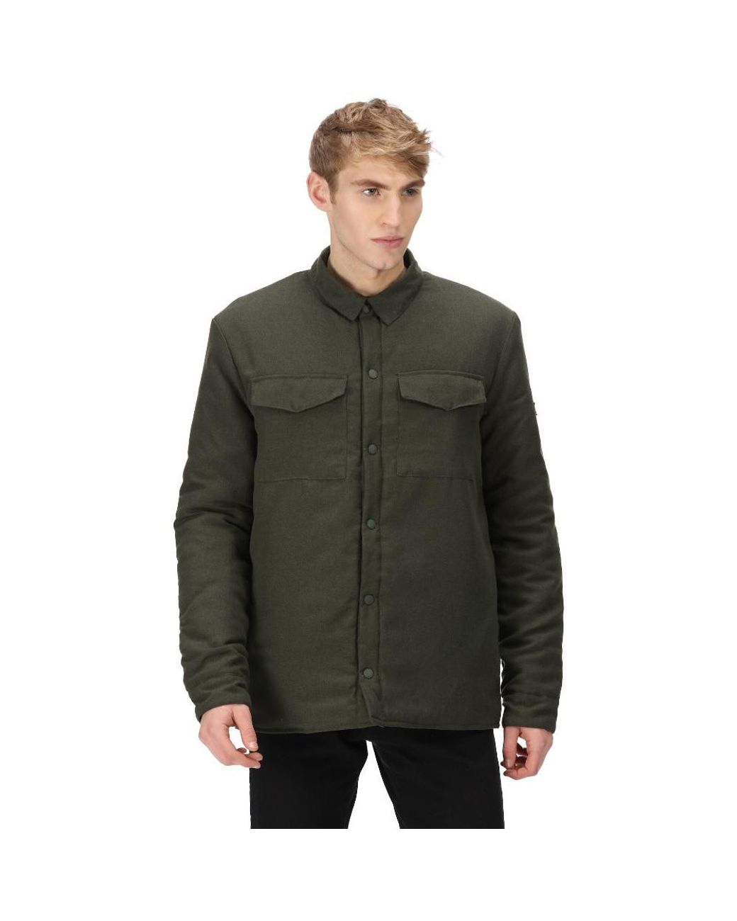Regatta Green Gawayne Insulated Long Sleeve Shirt for men