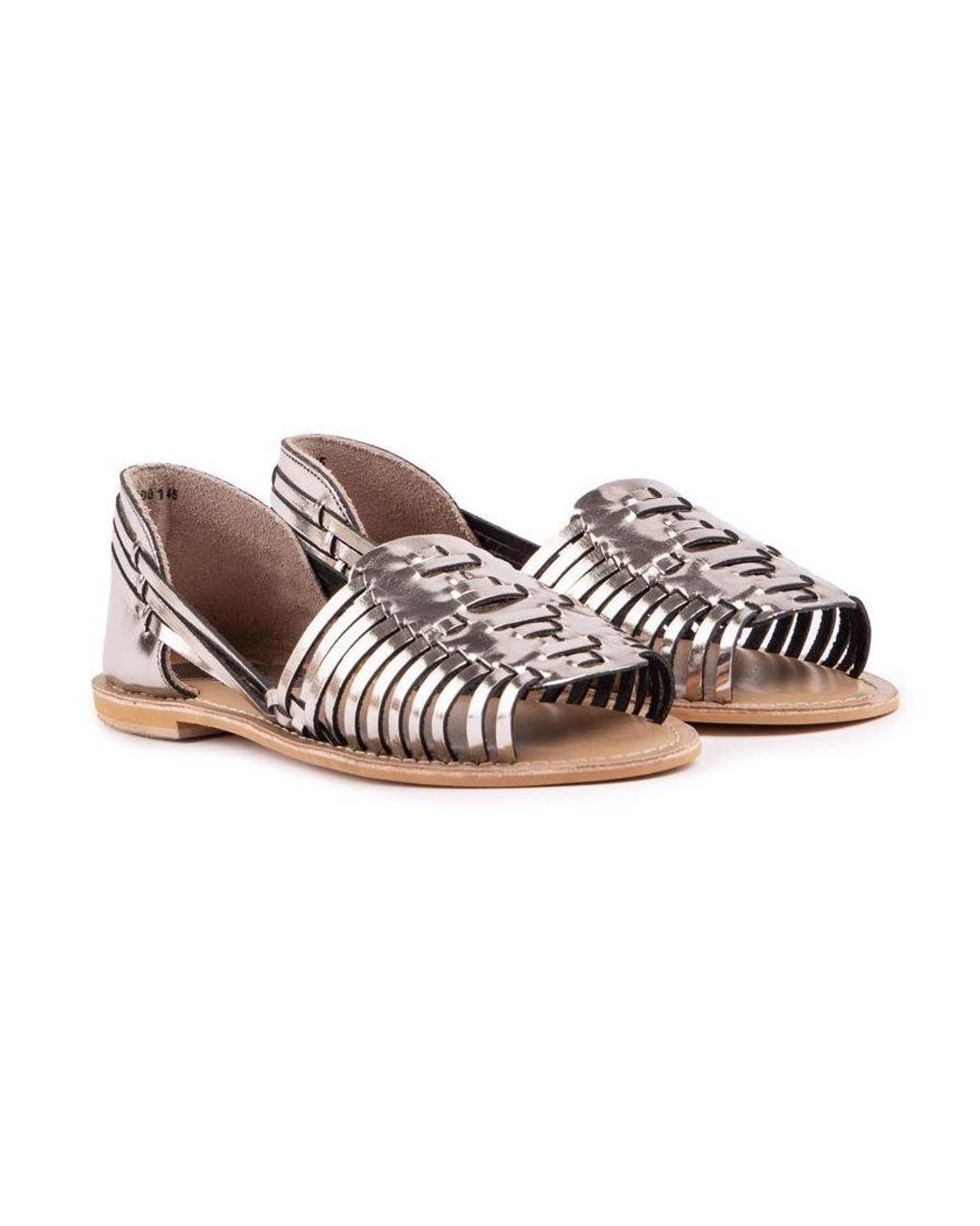 SOLESISTER Black Tara Flat Sandals