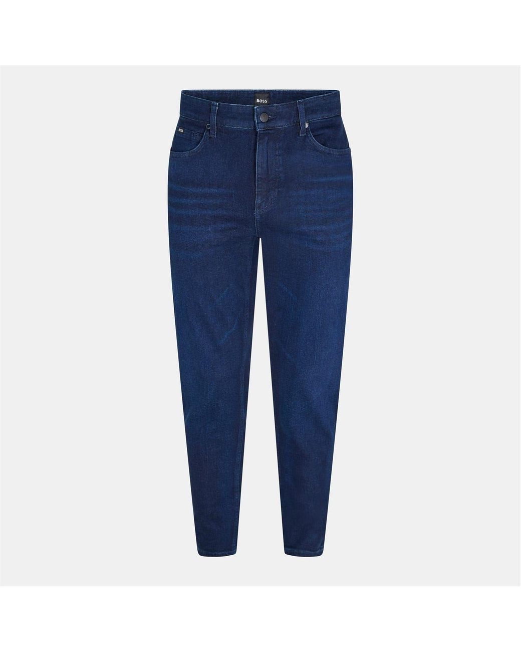 Boss Blue Slim Fit Five Pocket Jeans for men