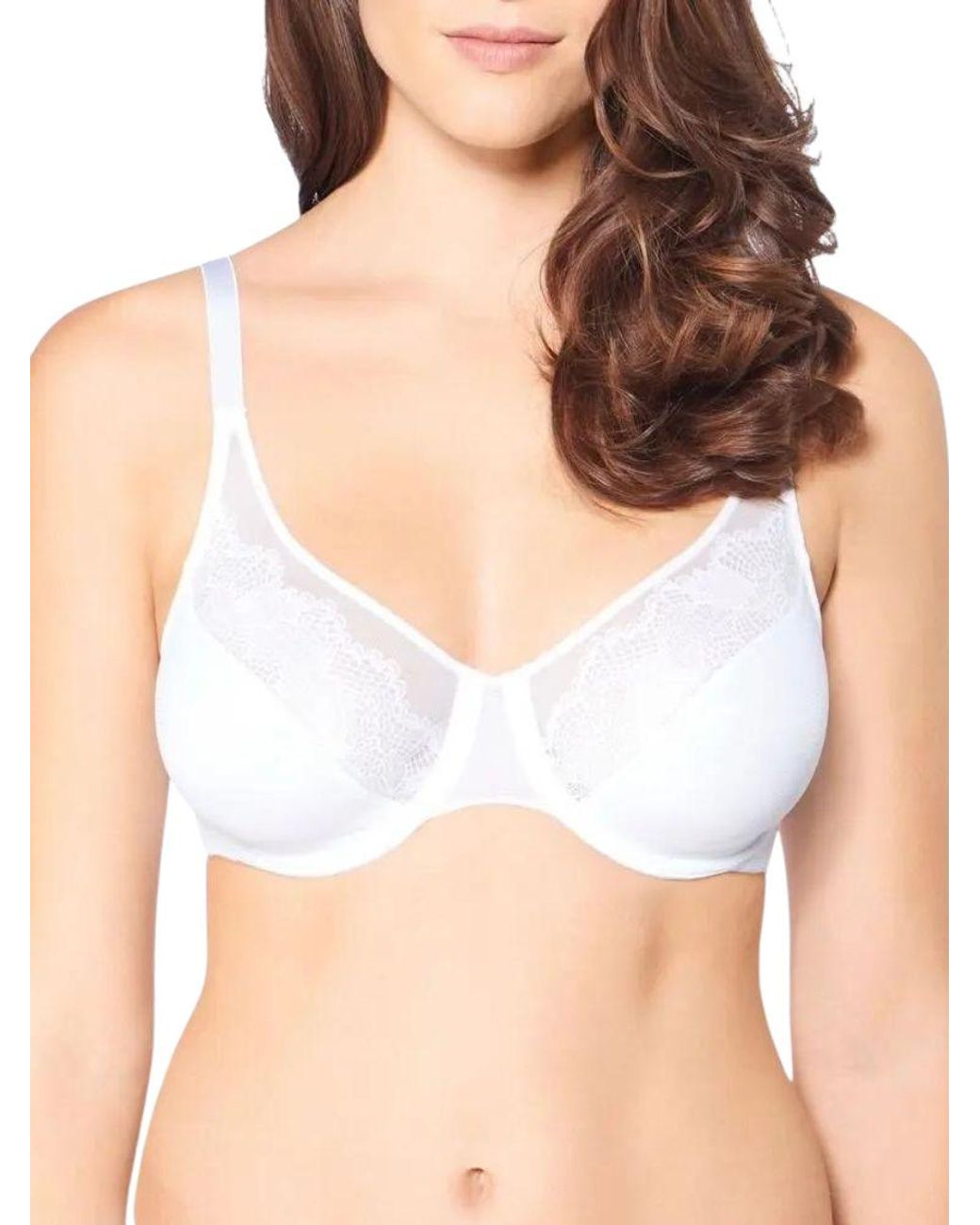 Triumph White Lace Spotlight Underwired Bra