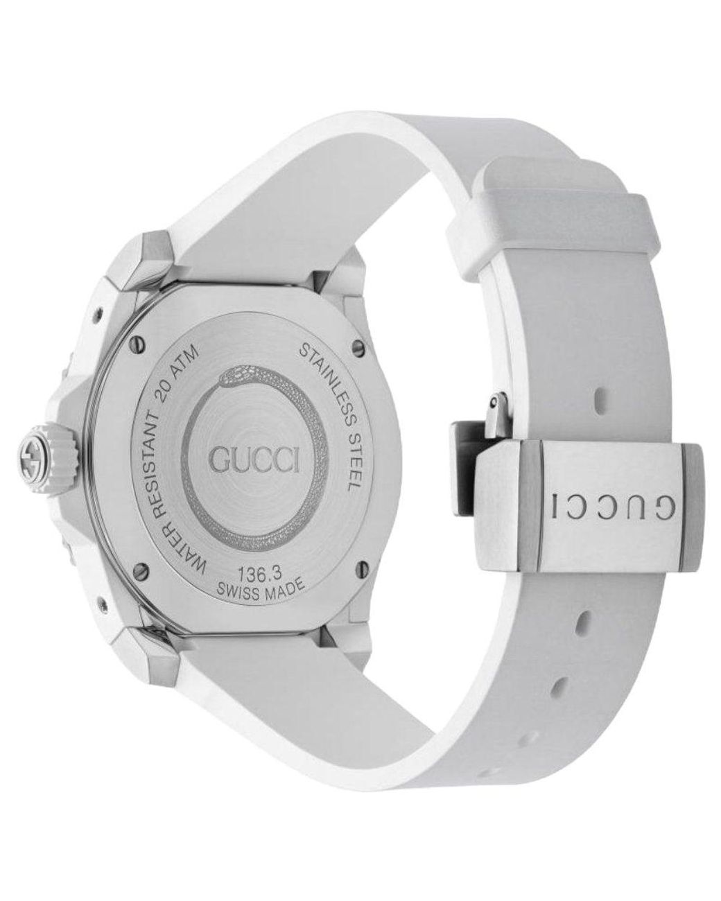 Gucci Metallic Ya136329 Dive Dial Watch for men