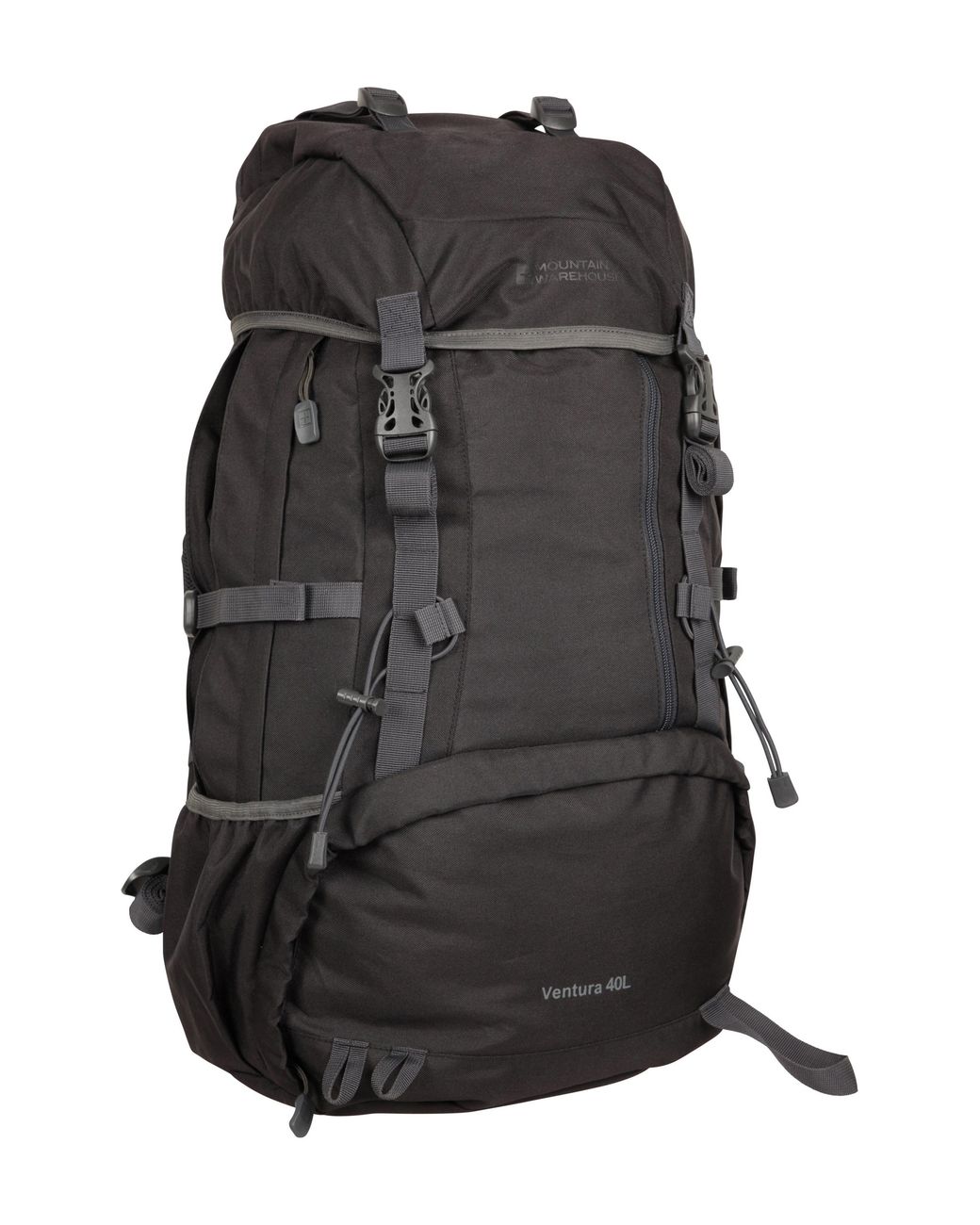 Mountain Warehouse Black 'Ventura' Rucksack Rain Cover For Travel Hiking Walking Hydration Compatible