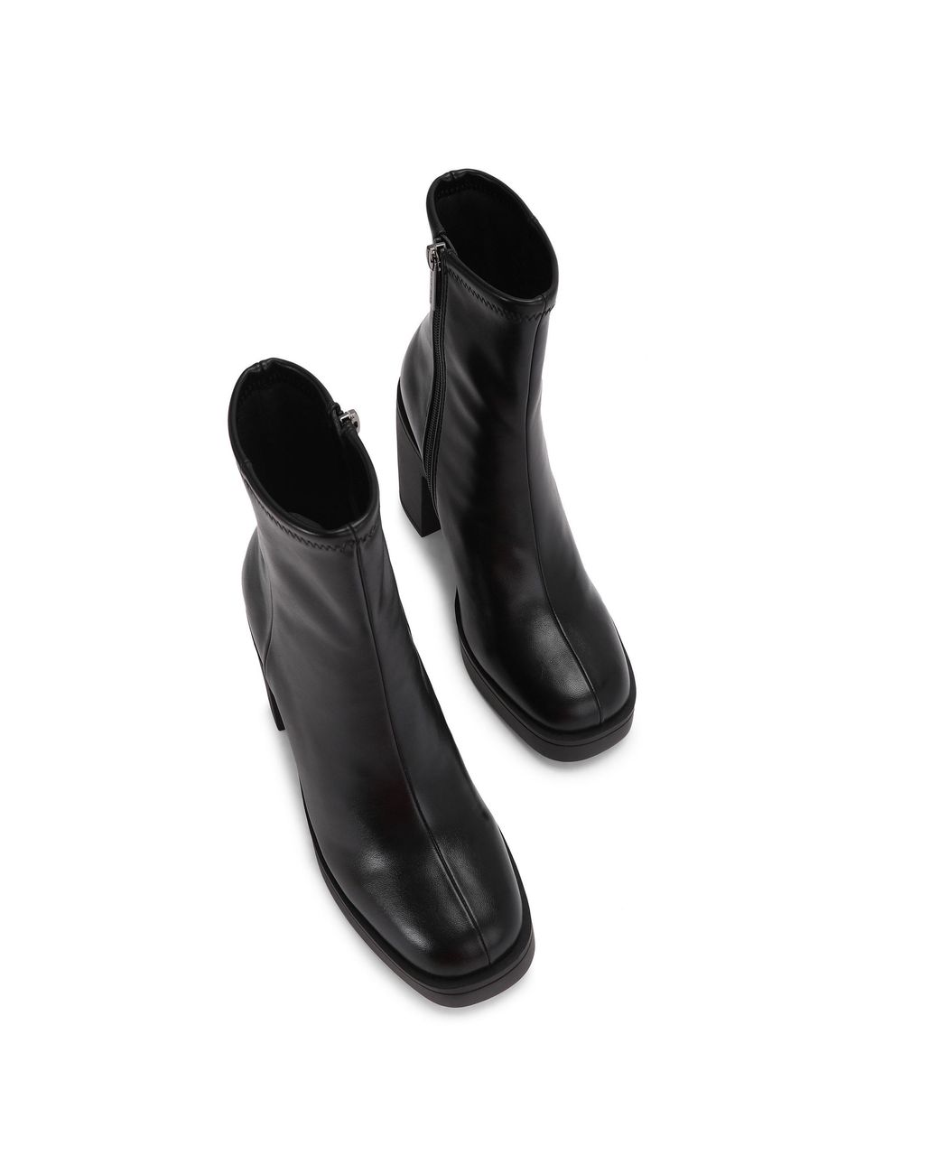 KG by Kurt Geiger Black Twist Ankle Boots