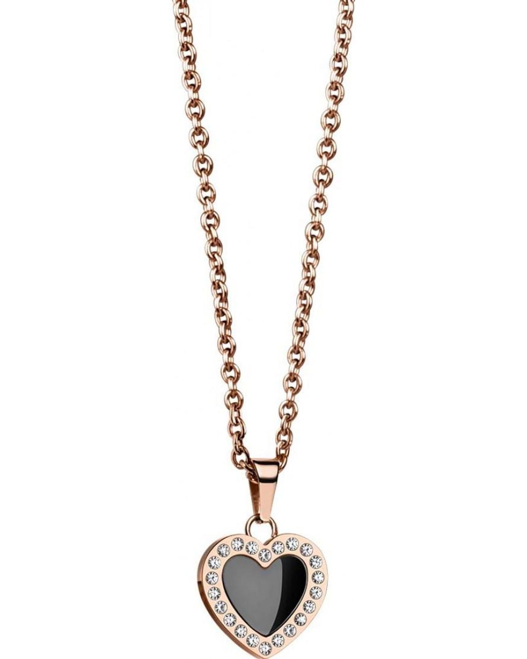 Bering Time Metallic 428-712- Ladies Necklace And Earrings Gift Set
