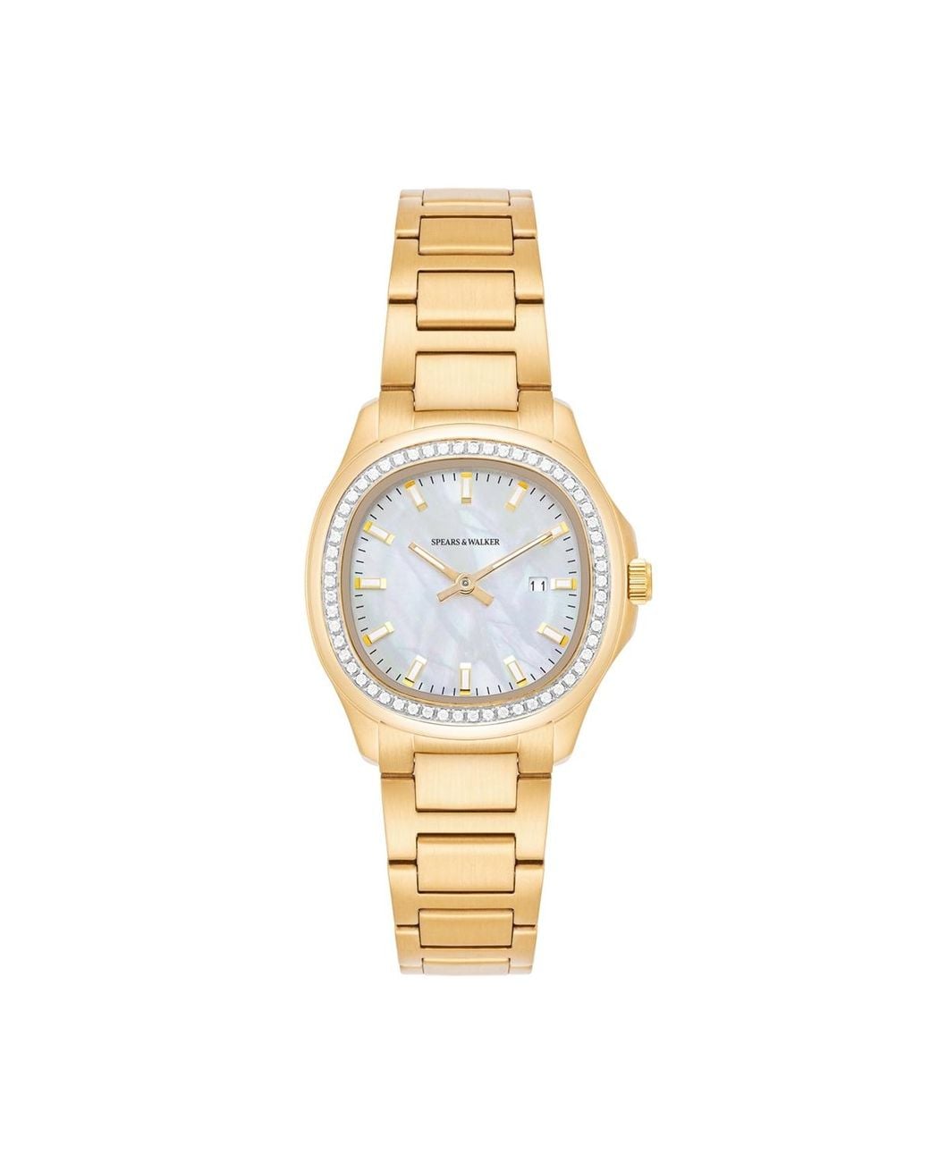 Spears & Walker Metallic Stainless Steel Watch Approx. 32.4 Mm