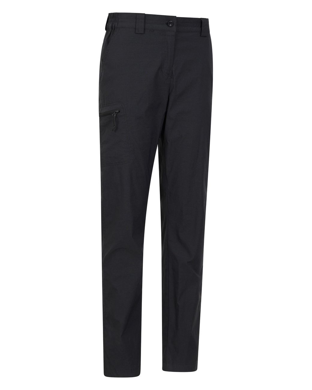 Mountain Warehouse Blue 'Hiker' Stretchy Trousers Quick Dry Sun Protection Holiday Pants Polyamide